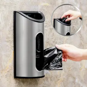 Dispensador bolsa acero inoxidable OR004