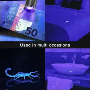 Linterna UV LED Ultravioleta: Detecta lo Invisible - Linterna Uv Led Uv Ultravioleta Luz