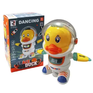 Robot Pato Astronauta Traje Sonido