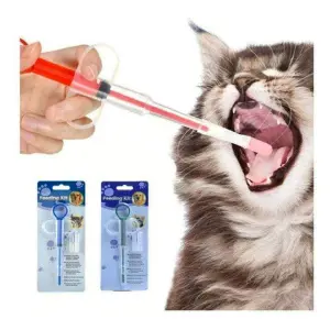 Jeringa Dispensador pastillas mascotas ⚡