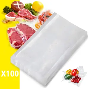 Bolsas de Sellado al Vacío x100: Conserva la Frescura y el Sabor - Bolsas Sellado Al Vacío x100 Empaque