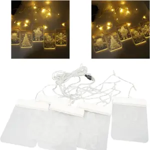 Luces Colgantes Navideñas Cuadradas: Ilumina tu hogar con magia - Luces colgantes Navidad cuadradas