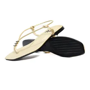 Sandalia Mujer MTK Luna Dorado