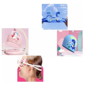 GORRO Y GAFAS DE PISCINA INFANTIL