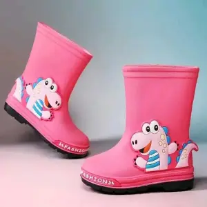 BOTAS INFANTILES PARA LLUVIA ROSADAS
