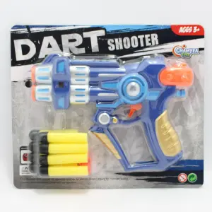 Pistola de dardos doble con 8 dardos