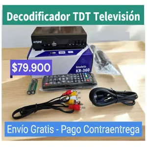 DECODIFICADOR TDT RECEPTOR TV DIGITAL KR: ¡La mejor experiencia televisiva! - DECODIFICADOR TDT RECEPTOR TV DIGITAL KR