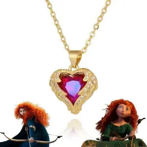 COLLAR CORAZÓN VALIENTE X2