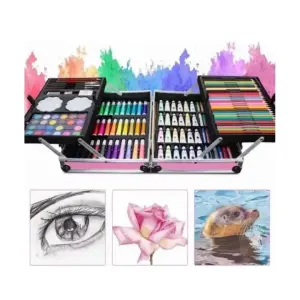 Maletín Set De Arte Lujoso Rosado