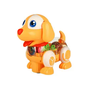 Robot Perro Mascota Engranaje Luces Soni