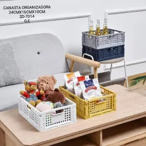CANASTA ORGANIZADORA PLEGAB 24X16X10 CMS