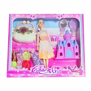 Muñeca Vestidos Castillo Accesorios Bols