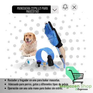 MANGUERA CEPILLO PARA MASCOTAS
