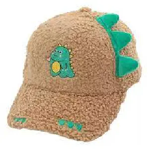 Gorra Infantil Dino Peluda