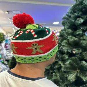 GORRO NAVIDAD  CON LUCES