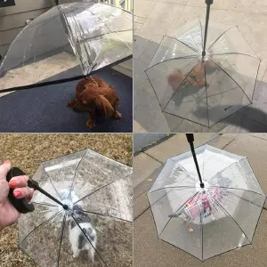 sombrilla paraguas con cadena para perro