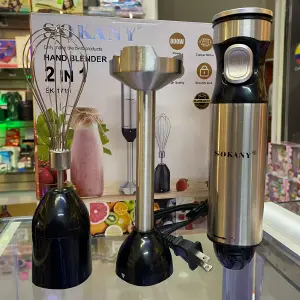 Batidora Manual 2 En 1 Sokany De 800W
