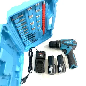 Taladro Inalámbrico Makita y Juego de Copas: ¡Potencia y Precisión en tus Manos! - Taladro Inalámbrico Makita Y Juego Copas