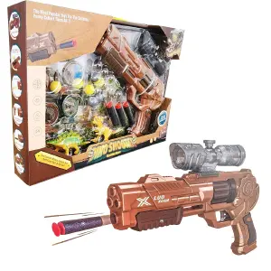 Pistola Dinosaurio Lanza Dardos Nerf Jug
