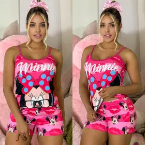pijama short tira