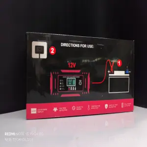 CARGADOR E INICIADOR DE BATERÍA 12V: ¡Potencia al Instante! - CARGADOR,INICIADOR DE BATERIA 12V