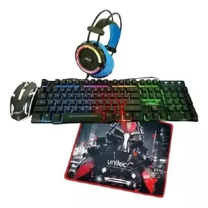Combo Gamer Iluminacion Teclado Mouse Au