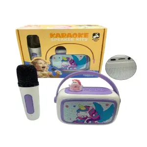 Parlante Karaoke Infantil con Micrófono: ¡La Diversión Canta! - Parlante karaoke con micfrofono infantil