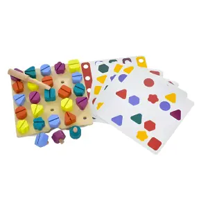 Juego De Mesa Enrosque Encaje Figuras Ge