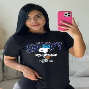 Camiseta Dama Amplia Snoopy