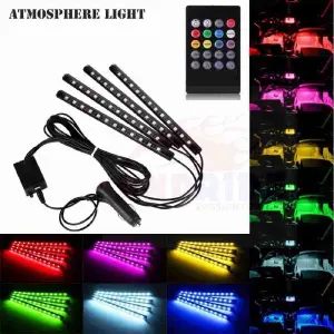 TIRAS LUCES LED 12V CARRO MULTICOLOR