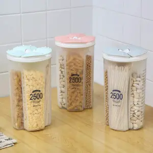 Contenedor Dispensador de Granos 4 Divis