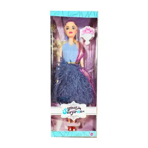 Muñeca Vestido Flecos Multicolor Juguete