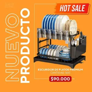Escuridor de platos premium