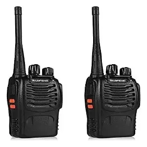 DOS RADIOS COMUNICADOR  CON AUDIFONOS