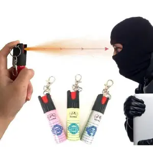 Gas Pimienta Spray Llavero Defensa