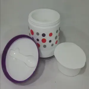 Portacomida con capsula de vidrio