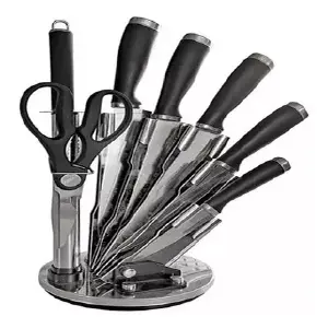set de cuchillos con soporte