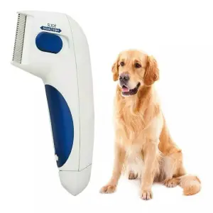 Peine Eléctrico Para Mascotas Mata Pulga
