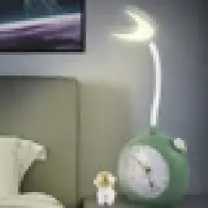 LAMPARA DE NOCHE CON RELOJ