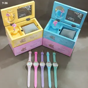 7-36 RELOJ PRINCESS + COFRE MUSICAL