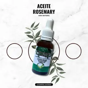 ROSEMARY ACEITE ESENCIAL X 2: El Secreto para un Cabello Saludable y Radiante - ROSEMARY ACEITE ESENCIAL  X 2