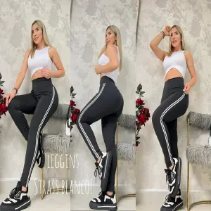 LEGGINS STRASS BLANCO