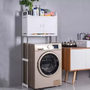 Organizador de Baño - Lavadora: ¡Maximiza tu Espacio! - Organizador de Baño - Lavadora