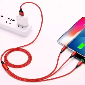 Cable trenzado 3 en 1