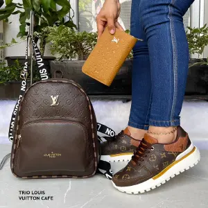 TRIO LOUIS VUITTON TIPO MORRAL