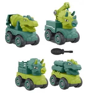 Colección Carros Construccion Dinosaurio