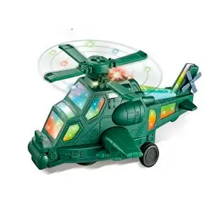Robot Helicoptero Militar Luces Sonido