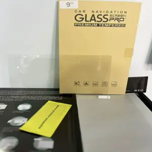 pelicula   de vidrio templado de 9"