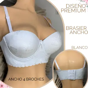 Brasier Premium 4 Broches X 3: Sujeción y Elegancia - Brasier Premium 4 Broches X 3