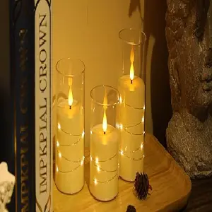 VELAS DECORATIVAS LED: Ilumina tu hogar con estilo - VELAS DECORATIVAS LED SET * 3 UNDS